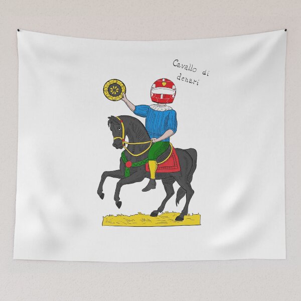 Item preview,  Charles Leclerc Denarii, Horse (Cavallo di Denari) Sicilian Card designed and sold by andreanastasio.