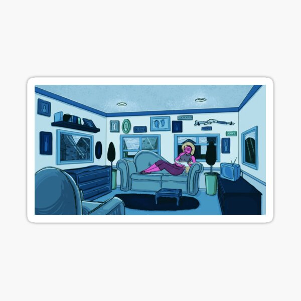 Sunday Reading - Blue Sticker