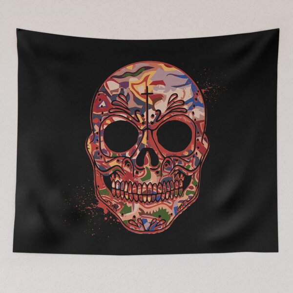 Item preview, mexican skull pop art designed and sold by LatinoPower.