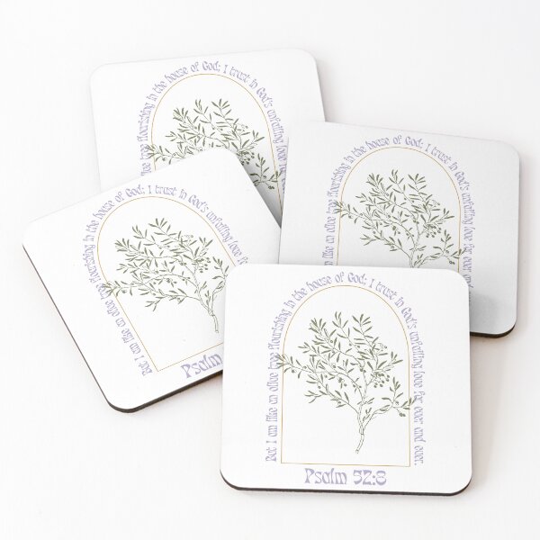 Item preview, Psalm 52:8 Bible verse Olive tree designed and sold by Emily Roberts.