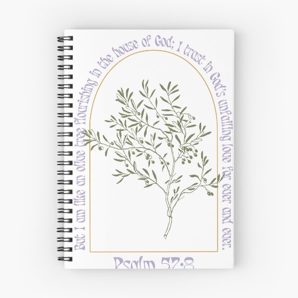 Item preview, Psalm 52:8 Bible verse Olive tree designed and sold by Emily Roberts.