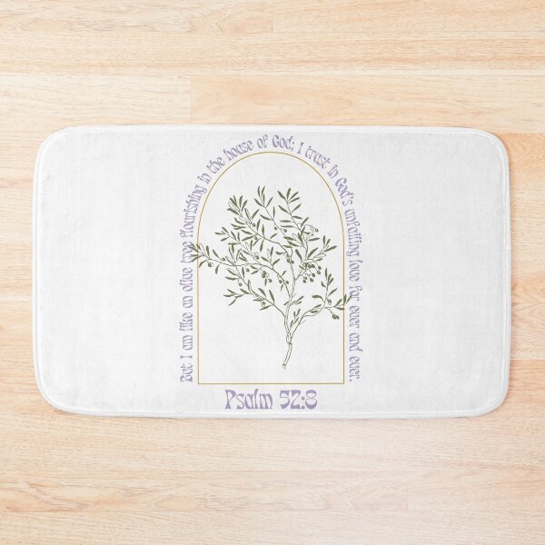 Item preview, Psalm 52:8 Bible verse Olive tree designed and sold by Emily Roberts.
