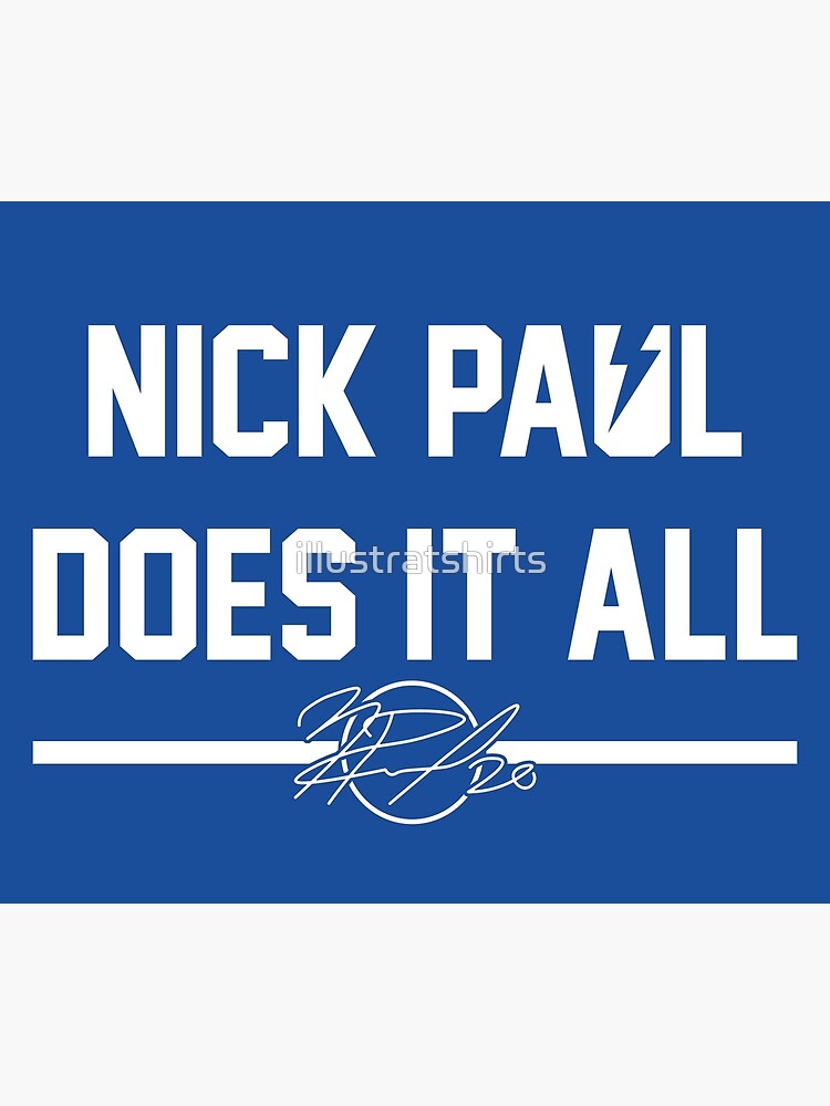 "Nick Paul Does It All Tampa Bay Lightning Hockey " Poster for Sale by