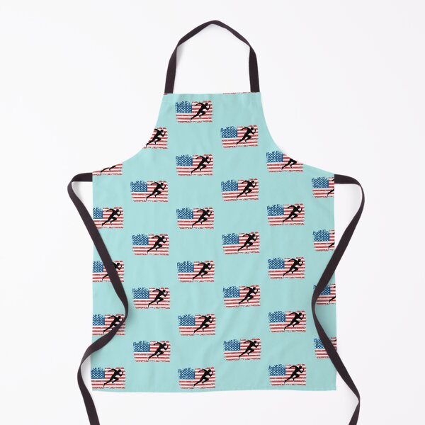 Item preview, Sprinting Sprinter American Flag July 4th Running designed and sold by EstelleStar.