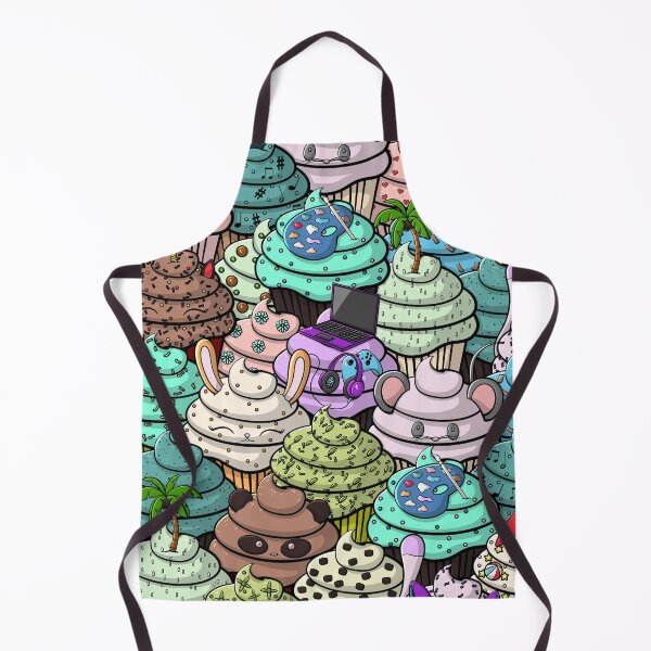 Item preview, Cartoon Cupcake Art designed and sold by NLDStudios.