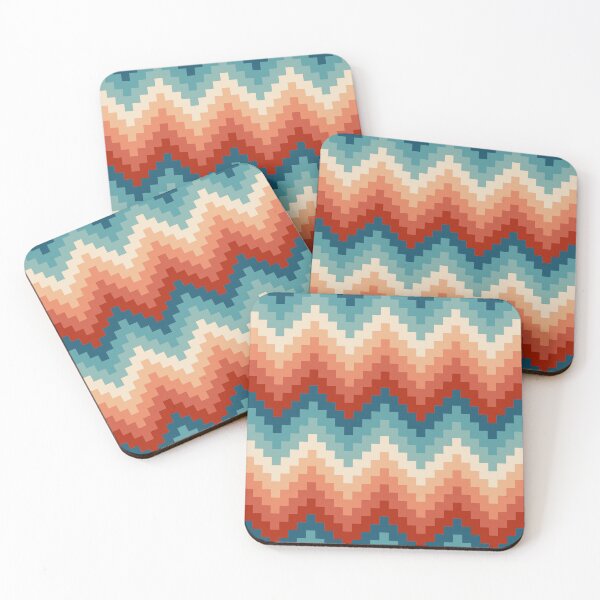 Item preview, Retro style zigzag pattern designed and sold by BattaAnastasia.