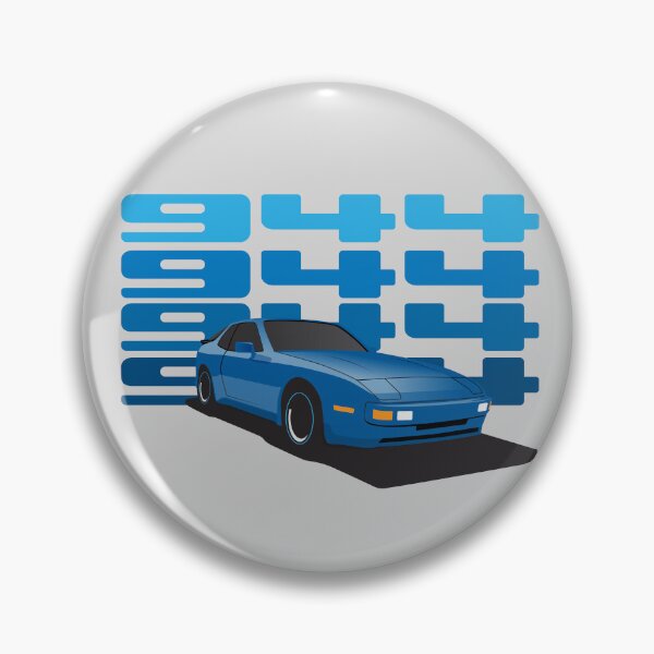 Item preview, 1986 Porsche 944 blue illustration designed and sold by blackdogshop.