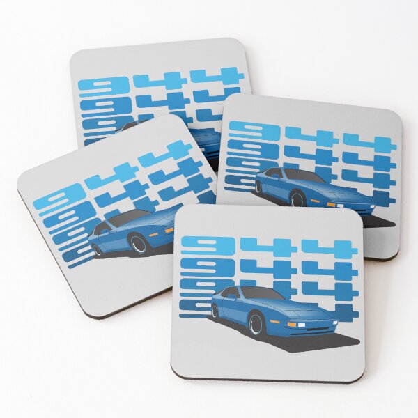 Item preview, 1986 Porsche 944 blue illustration designed and sold by blackdogshop.