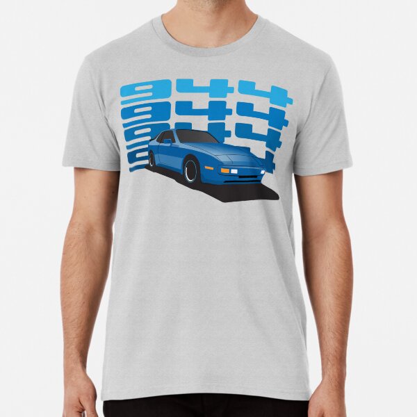 Artikel-Vorschau von 1986 Porsche 944 blaue Illustration, designt und verkauft von blackdogshop.