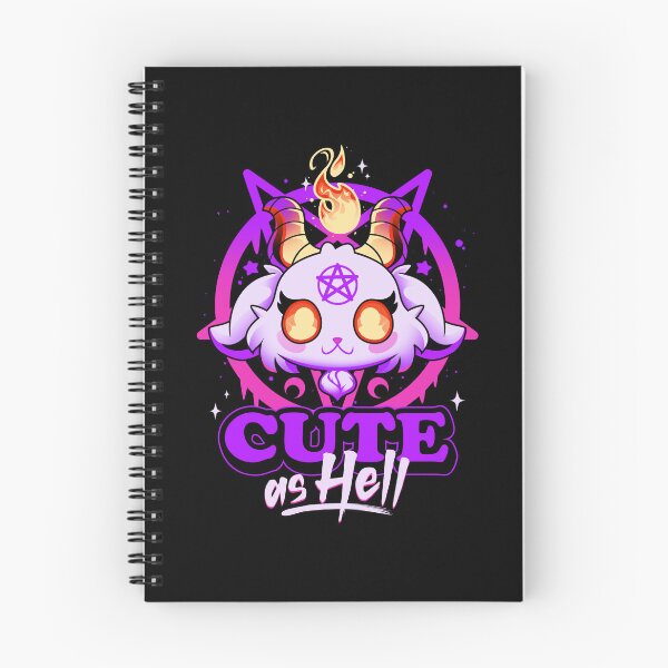 Item preview, Cute as Hell - Pink Evil Demon Goat designed and sold by Snouleaf.