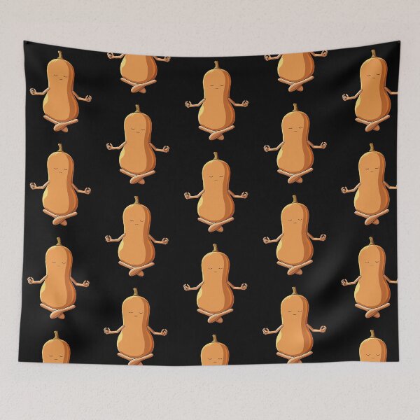 Item preview, Funny Yoga Vegetable Meditating Butternut Pumpkin designed and sold by UpYourSelf.