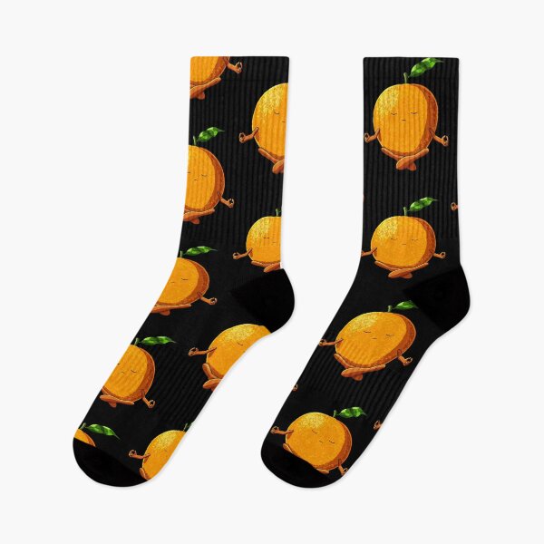 Item preview, Funny Yoga Fruit Meditating Orange designed and sold by UpYourSelf.