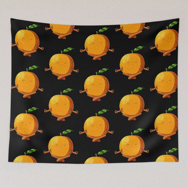 Item preview, Funny Yoga Fruit Meditating Orange designed and sold by UpYourSelf.
