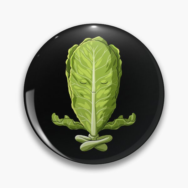 Item preview, Funny Salad Meditating Lettuce Romaine designed and sold by UpYourSelf.