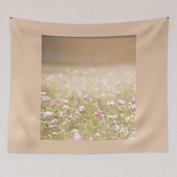 Item preview, Sunny Summer Pink Flower Aesthetic Wallpaper designed and sold by Levated.