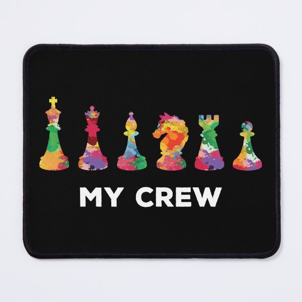 Item preview, My Crew Chess Boardgame Cute Game Pieces Gift designed and sold by haselshirt.