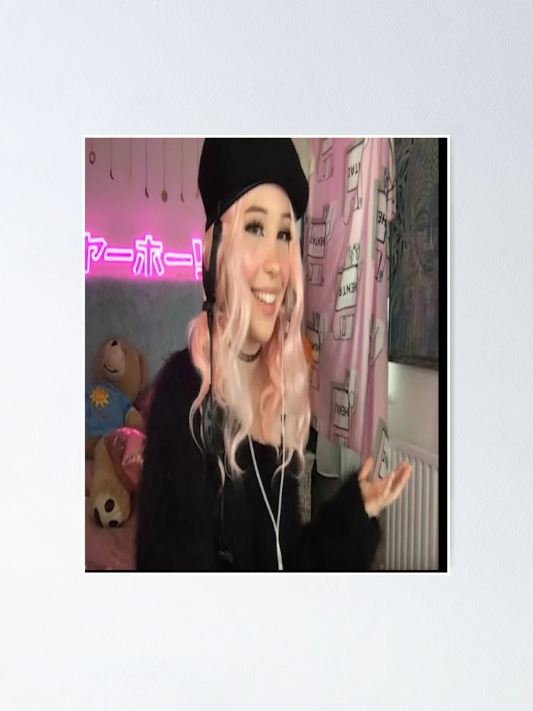 Belle Delphine minecraft  Canvas Print for Sale by bestizeyy