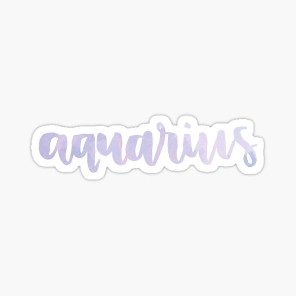 Aquarius Sticker