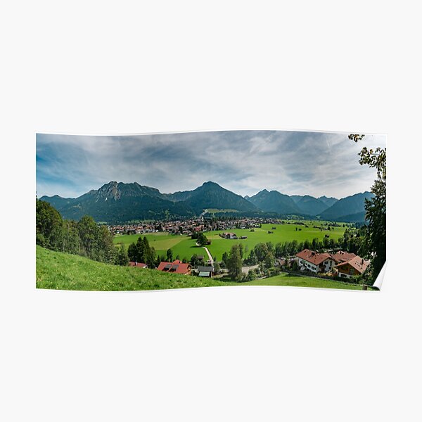 Oberstdorf Panorama - Allgäu Alps 14 Poster