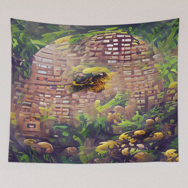 Item preview, Bee Foraging designed and sold by EsoTees.