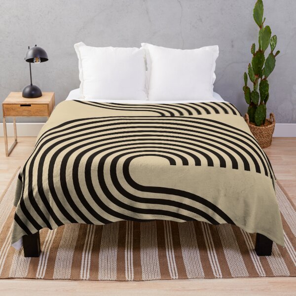 Item preview, 70s Retro Lines Mid Century Modern Neutral Earthy Tones  designed and sold by Inogitna Designs.