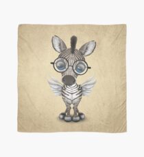 Nette Nerdy Winged Zebra-tragende Gläser Tuch