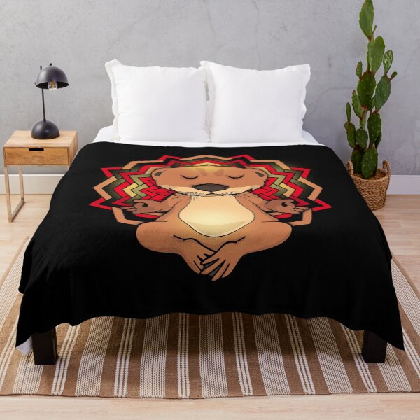 Item preview, Otter Lover Yoga Gift Women Relaxing Meditation Otter designed and sold by DSWShirts.
