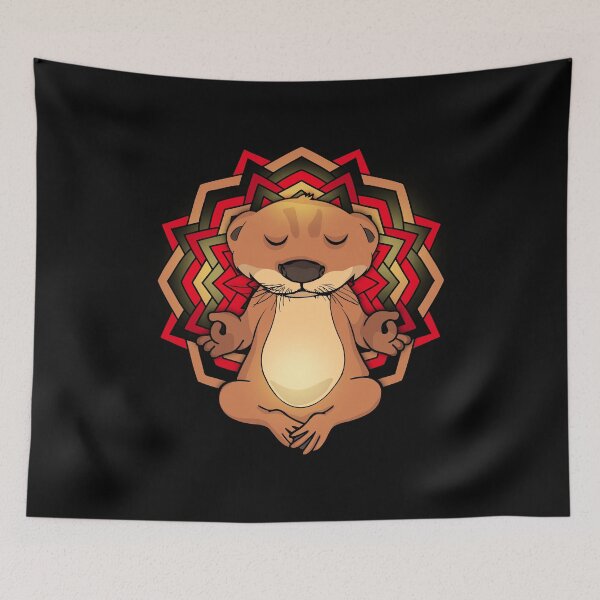 Item preview, Otter Lover Yoga Gift Women Relaxing Meditation Otter designed and sold by DSWShirts.
