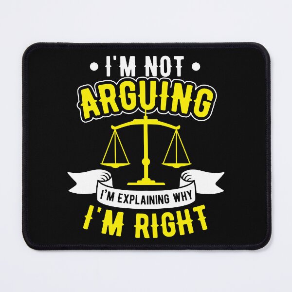 Item preview, Not Arguing Explaining Why I'm Right Lawyer Gift designed and sold by haselshirt.