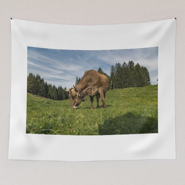 Item preview, Oberstdorf Kuh on the Hochleite - Allgäu Alps 17 designed and sold by xP42.