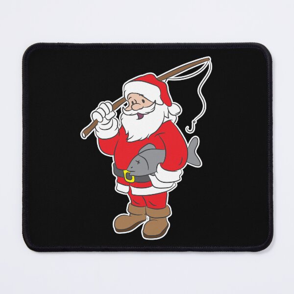 Item preview, Funny Christmas Xmas Santa Fishing Holiday Gift Idea designed and sold by haselshirt.