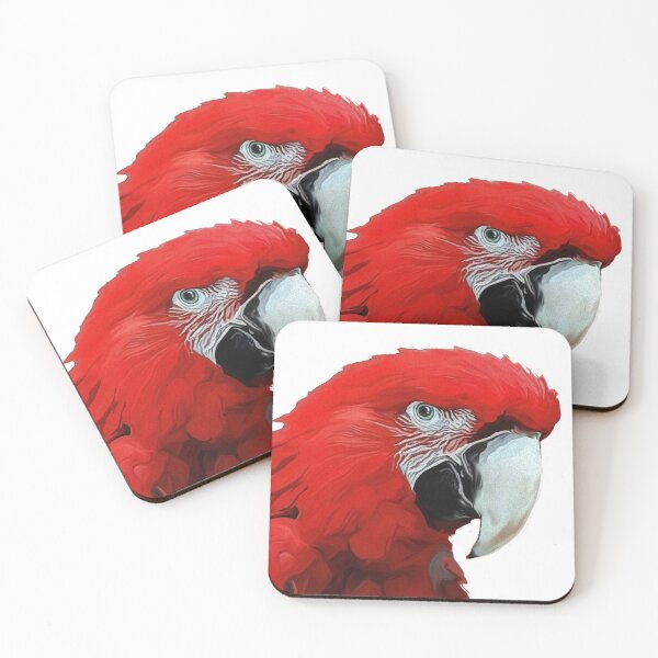 Item preview, Red macaw Parrot designed and sold by Manar-hamad.