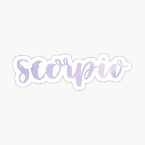 Scorpio Sticker