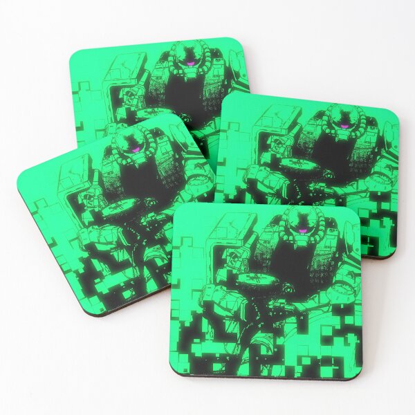 Item preview, ZAKU_GLITCH GREEN designed and sold by StudioICHI.