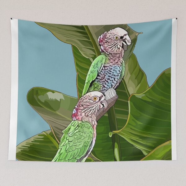 Item preview, Amazonian Parrots  designed and sold by Maxine  Campisciano.