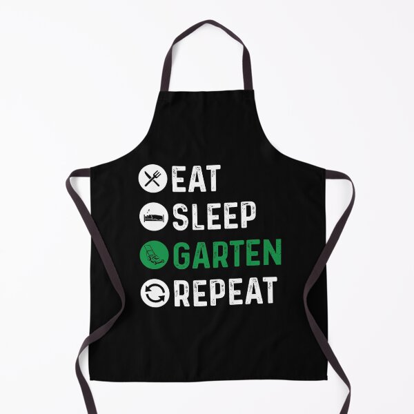 Item preview, EAT SLEEP GARDEN REPEAT | Gardener, gardening, garden outfit, garden love designed and sold by Gordenwear.