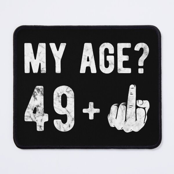 Item preview, My Age Finger 49 Birthday Gift Idea designed and sold by haselshirt.