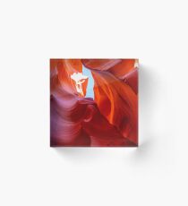 Antelope Canyon Acrylic Block