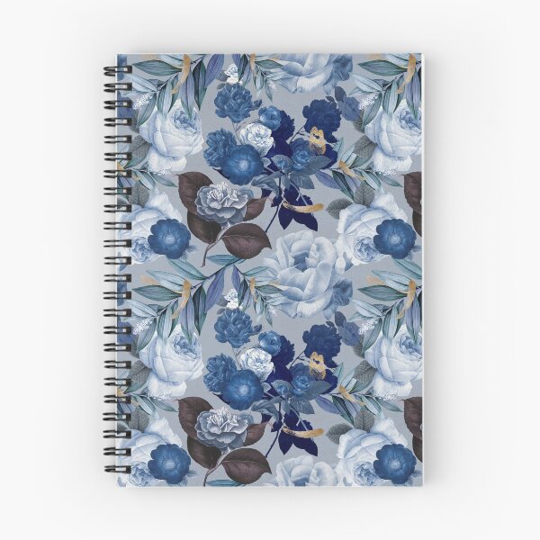 Item preview, Vintage Floral Blue designed and sold by Studio Vickn.
