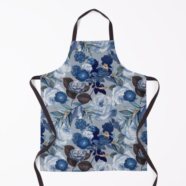 Item preview, Vintage Floral Blue designed and sold by Studio Vickn.