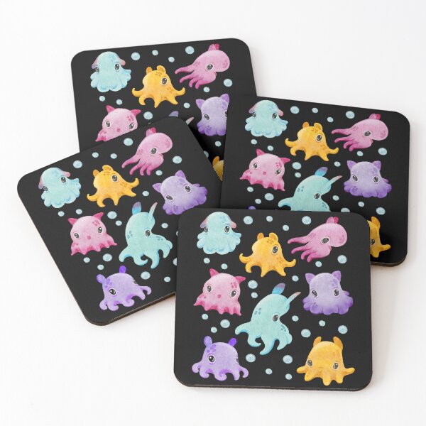 Item preview, Cute Watercolor Dumbo Octopuses designed and sold by CuteCrew.
