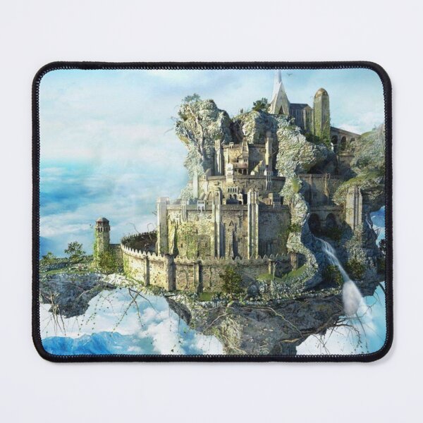 Item preview, African scene Blue castle stickers designed and sold by Golido.