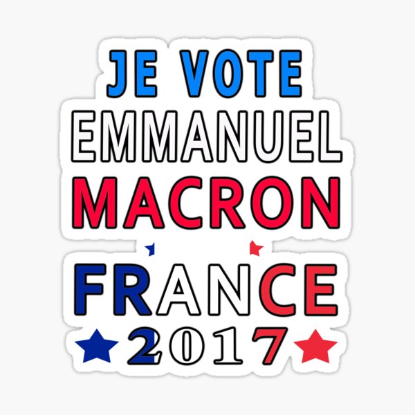 Je vote Emmanuel Macron Sticker