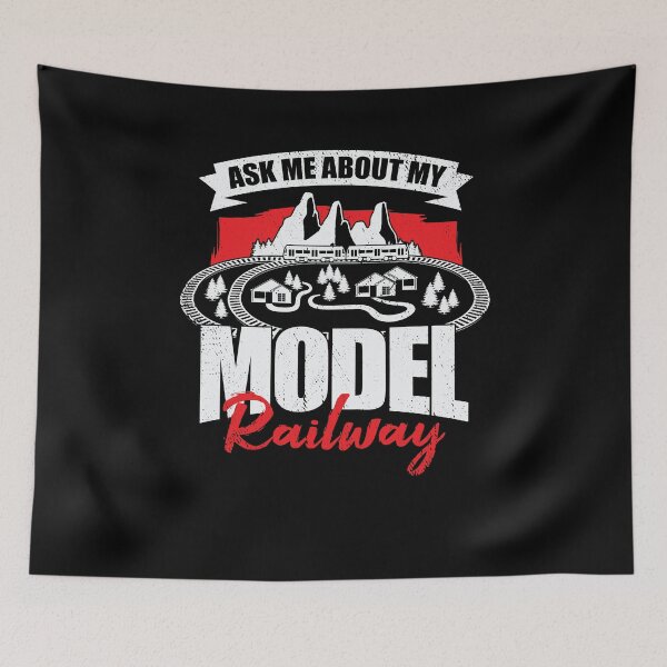 Item preview, Ask Me About My Model Railway designed and sold by Marcid95.