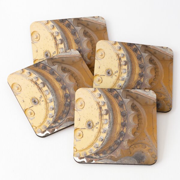 Item preview, close up of bulldozer track designed and sold by Marc Molenaar.