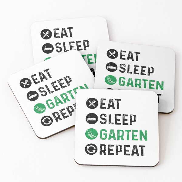 Item preview, EAT SLEEP GARDEN REPEAT | Garden statement garden outfit lawn green designed and sold by Gordenwear.