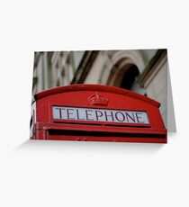 England Greeting Card