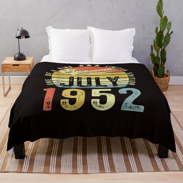 Item preview, Awesome Since July 1952 Vintage 70th Birthday for men women T-Shirt. designed and sold by Christmas222.