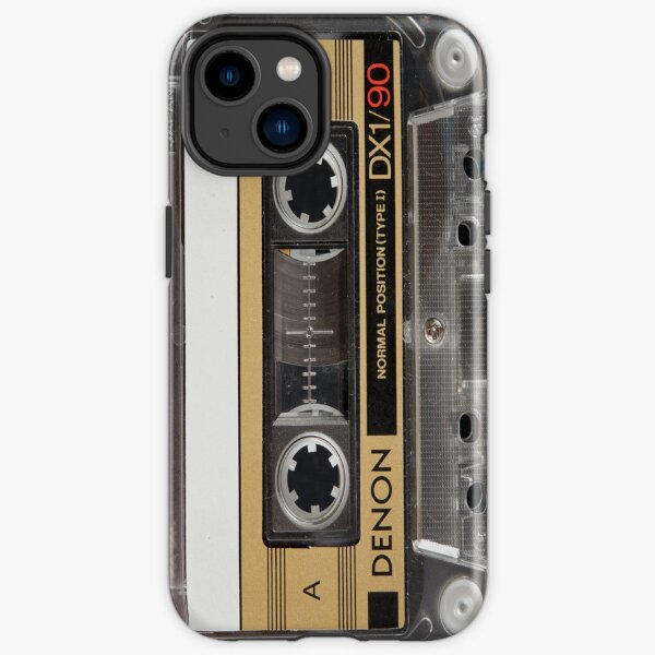 Goldenes und transparentes Kassettenband iPhone Robuste Hülle