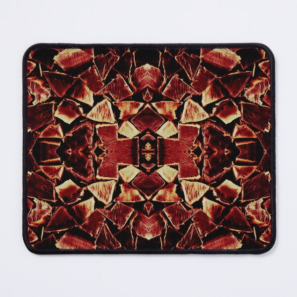 Item preview, Red Wood Stack Medallion Pattern designed and sold by SunshineWalker.